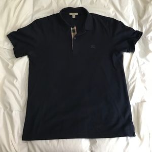 Burberry Polo - Navy Blue